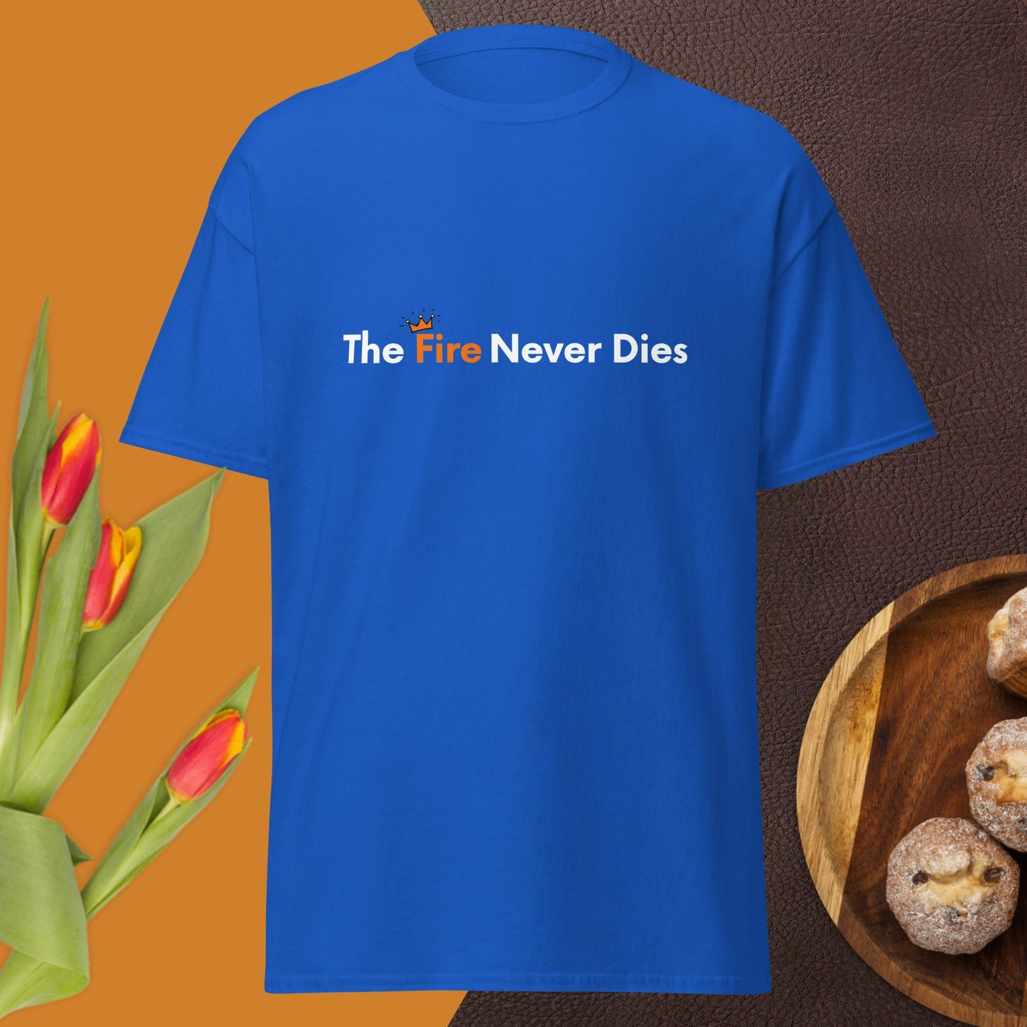 FIRE NEVER DIES T-SHIRT