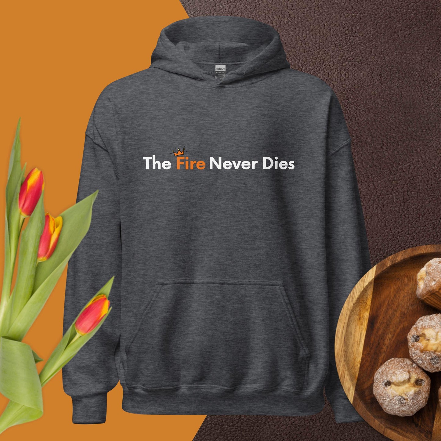 FIRE NEVER DIES HOODIE