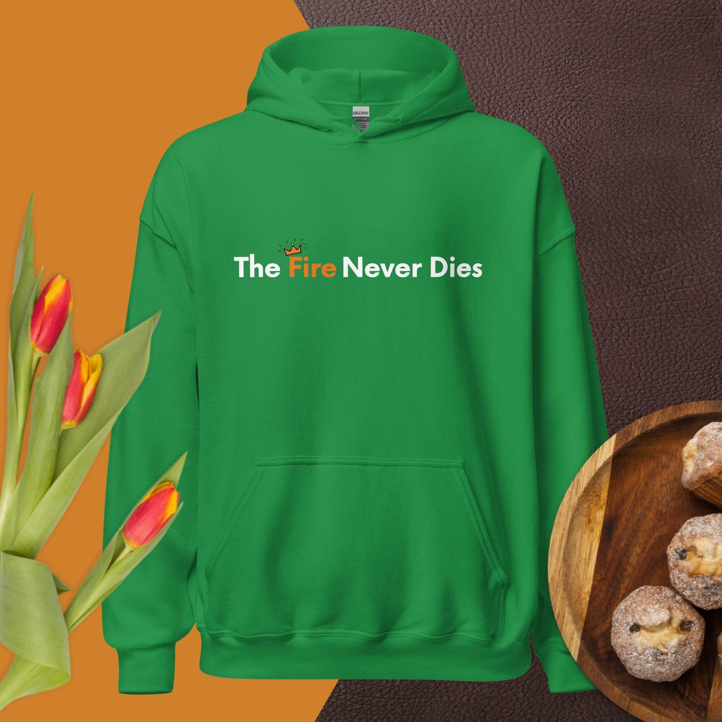 FIRE NEVER DIES HOODIE