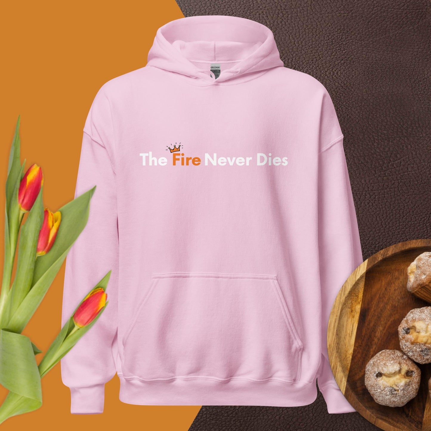 FIRE NEVER DIES HOODIE