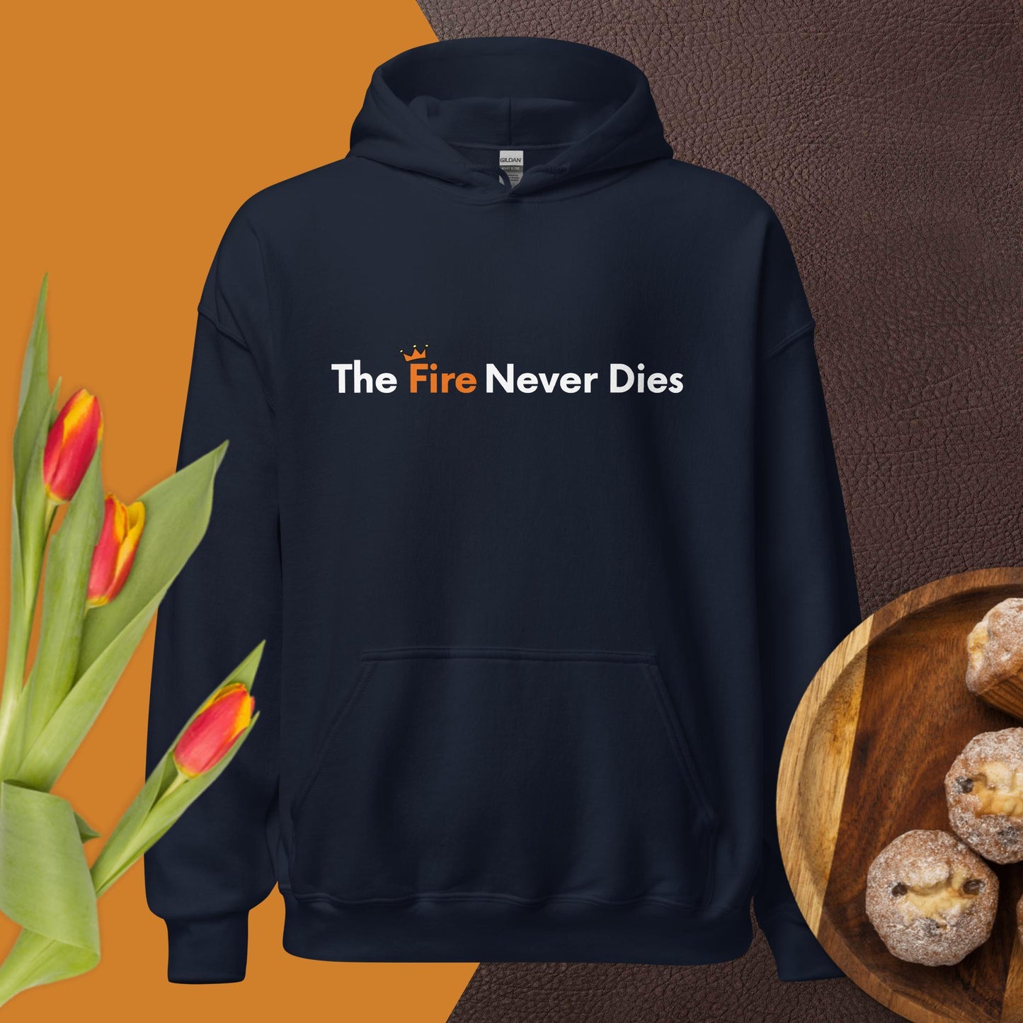 FIRE NEVER DIES HOODIE