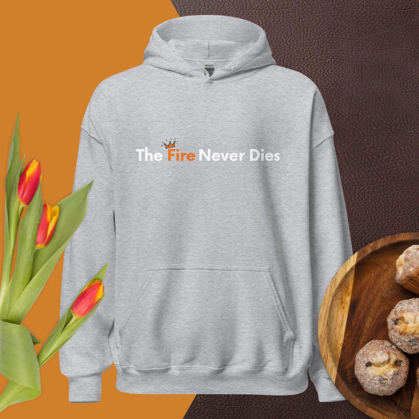 FIRE NEVER DIES HOODIE